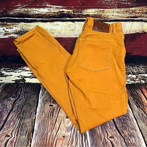 Tory Burch Jeans Toryburch Ivy Super Skinny Jeans Mustard